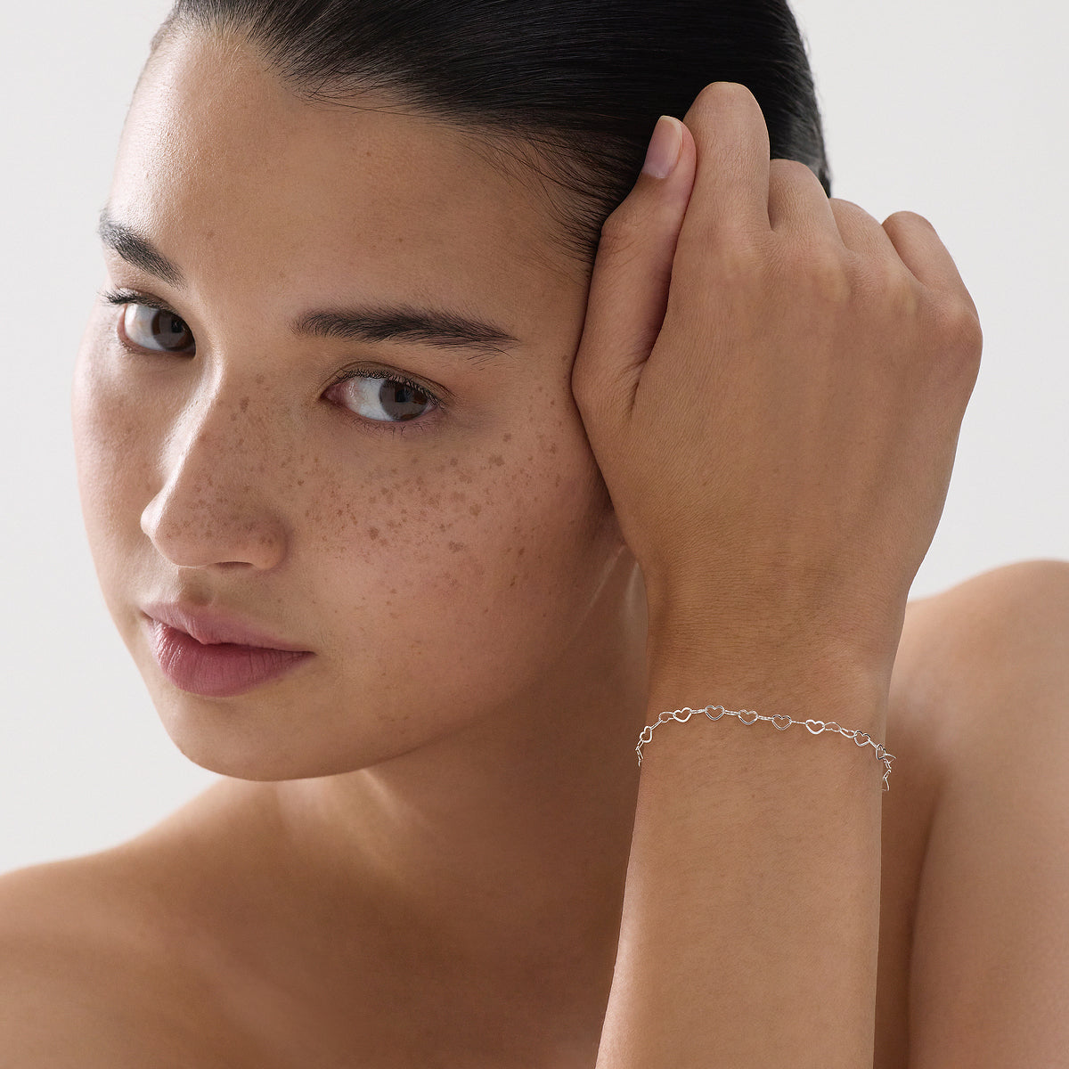 Cara Silver Chain Bracelet