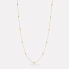 Yellow Gold Like a Breeze Necklace (45cm)