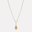 Yellow Gold My Silent Tears Necklace