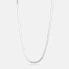 Sterling Silver Herringbone Necklace