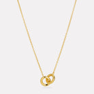 Yellow Gold Embrace Necklace (42cm+ext)