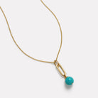 The Enchantress Turquoise Pendant Necklace