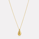 Yellow Gold Eau Necklace