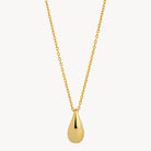 Yellow Gold Eau Necklace