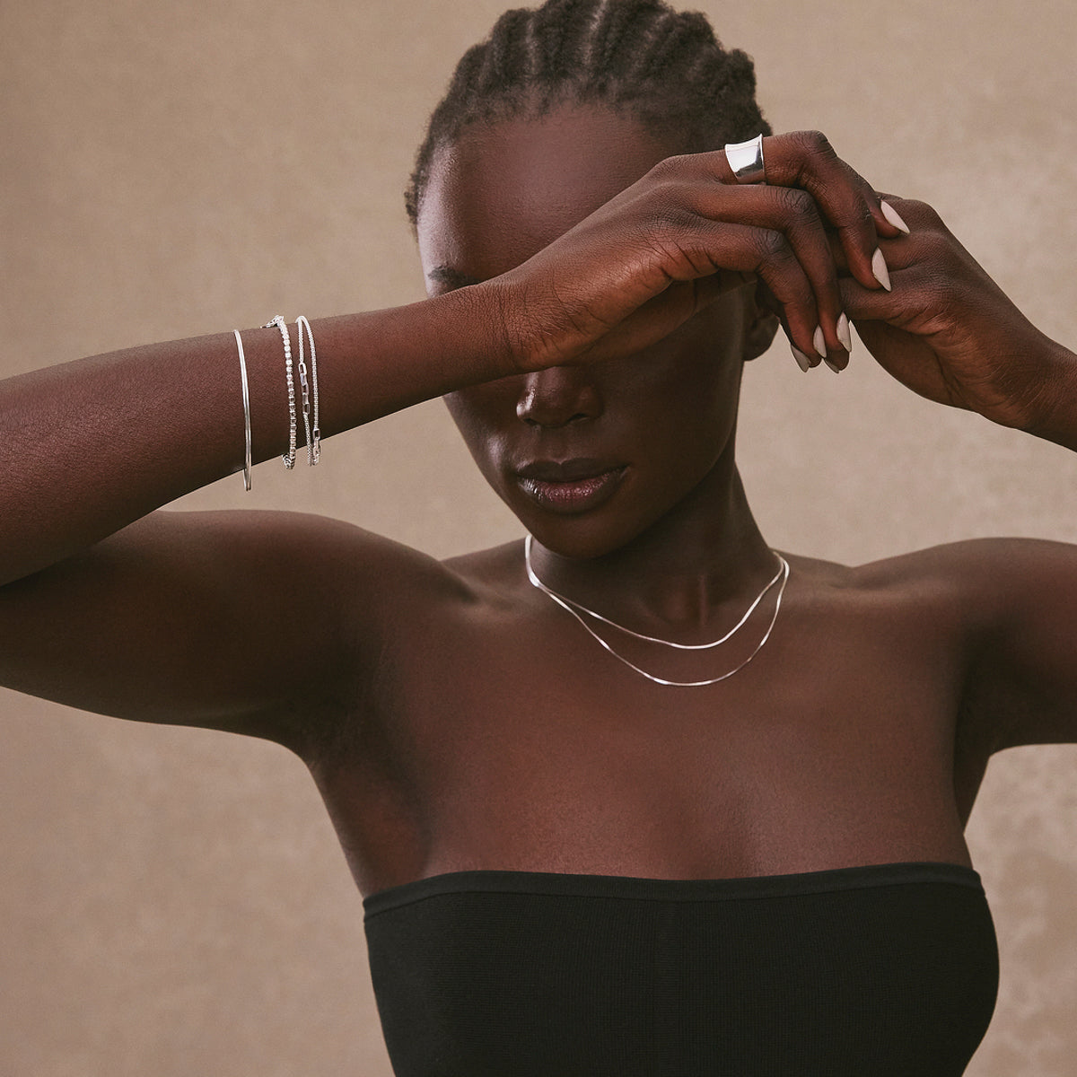 Mirage Double Chain Necklace