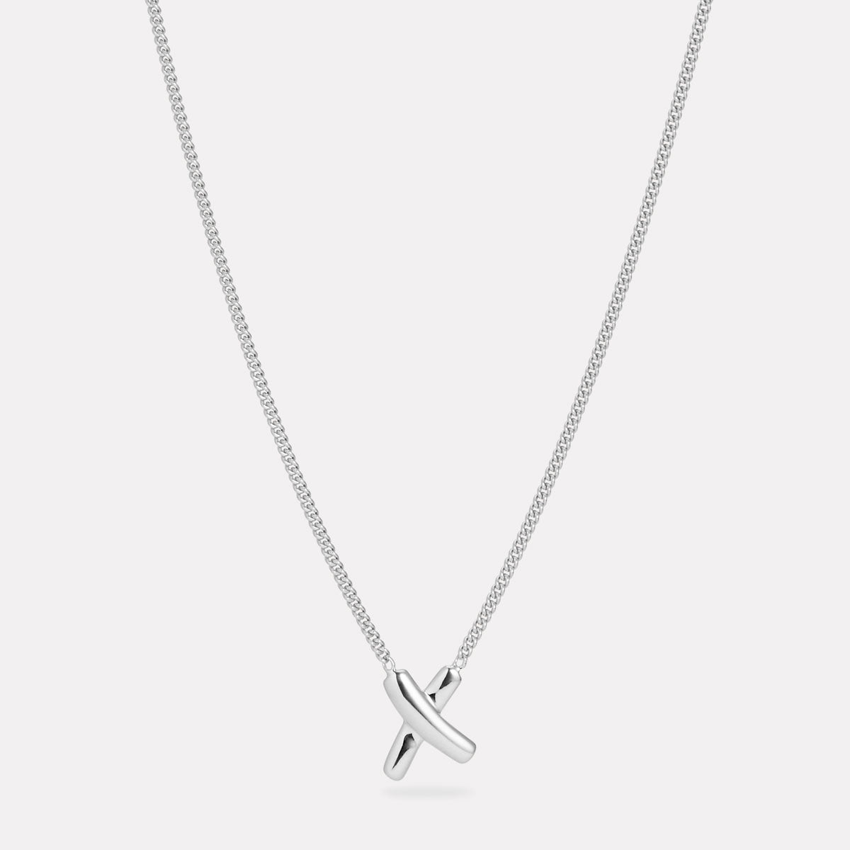 Sterling Silver Bisous Necklace