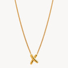 Yellow Gold Bisous Necklace