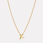 Yellow Gold Bisous Necklace
