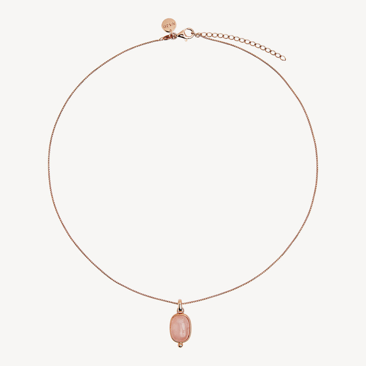 Fleur Rose Quartz Pendant