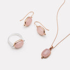 Fleur Rose Quartz Pendant