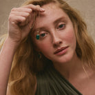 Fleur Green Onyx Earrings