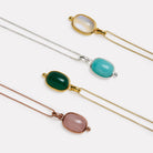 Fleur Green Onyx Pendant