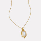 Fleur Rainbow Moonstone Pendant