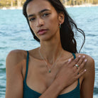 Solace 2-Tone Green Onyx Necklace