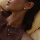 Solace 2-Tone Garnet Necklace