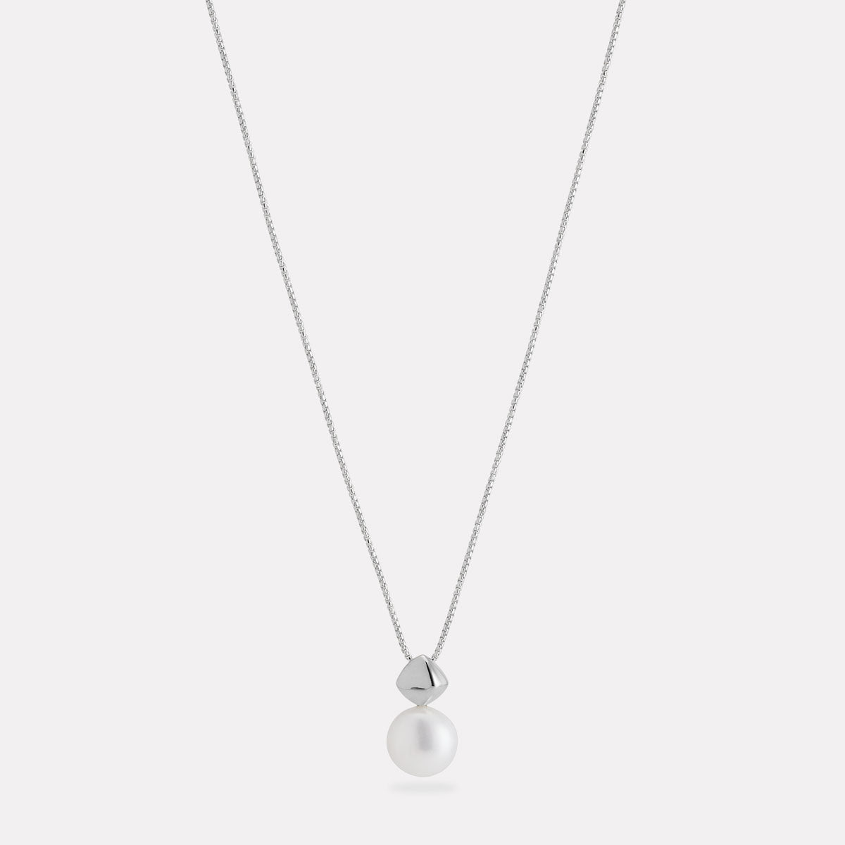 Sterling Silver Mirage Pearl Necklace