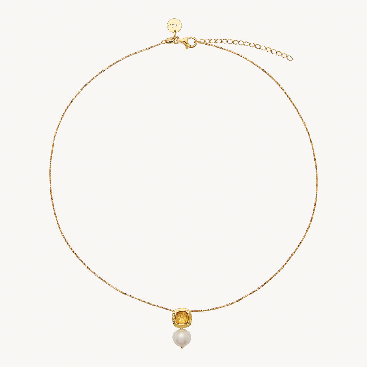 Coral Kiss Pearl Necklace