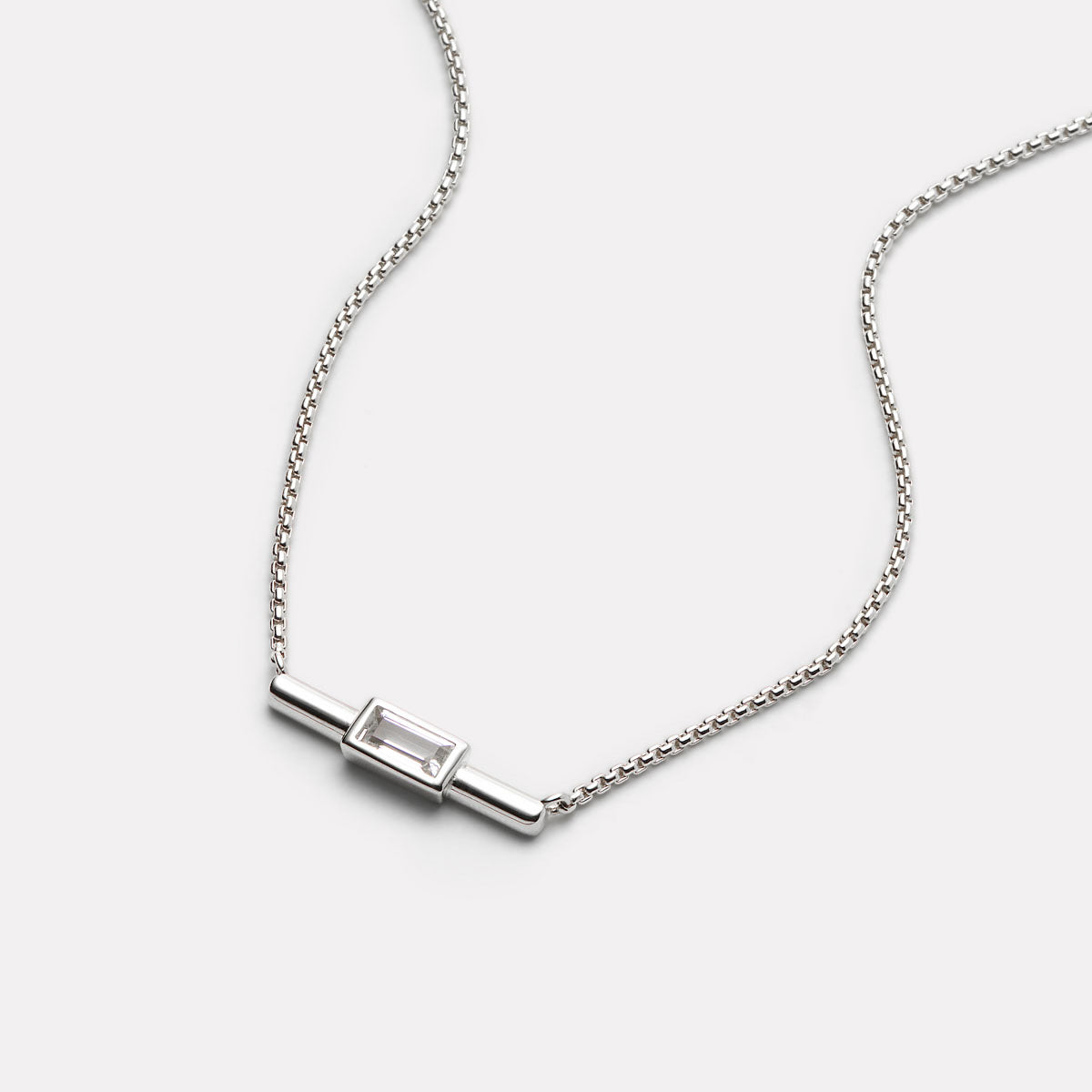 Sterling Silver Skye Cubic Zirconia Necklace