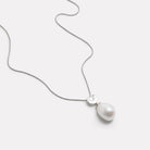 Sterling Silver Ocean Drift Pearl Necklace
