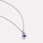 September Sapphire Birthstone Necklace
