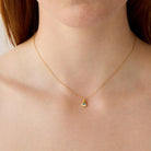 December Blue Topaz Birthstone Necklace