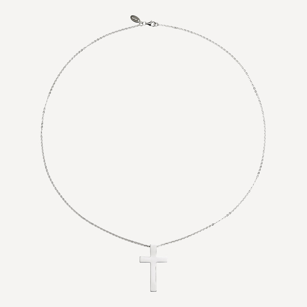 The Cross Men's Silver Necklace