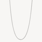 Sterling Silver Kinetic Men’s Silver Chain Necklace