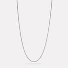 Sterling Silver Kinetic Men’s Silver Chain Necklace