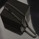 Nero Men’s Steel Curb Chain Necklace (Bold)
