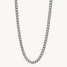 Stainless Steel Forge Men's Steel Chain Necklace