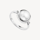 Sterling Silver Garland Pearl Ring