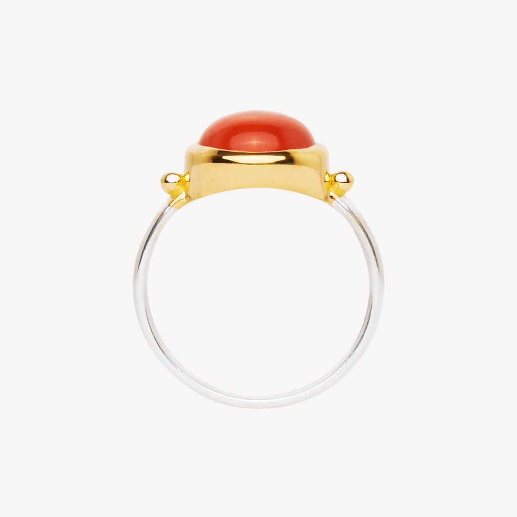 Geranio Red Onyx Ring