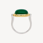 Fleur Green Onyx Ring