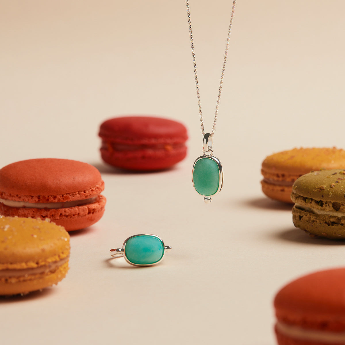 Fleur Amazonite Pendant