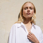 Fleur Rainbow Moonstone Pendant