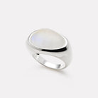 Sterling Silver Emergence Moonstone Ring
