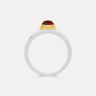 Solace 2-Tone Garnet Ring