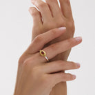 Horizon Garnet Ring