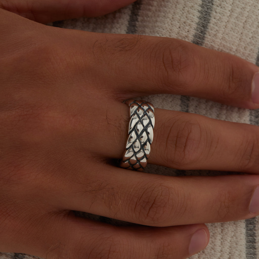 Ophidian Men’s Silver Ring