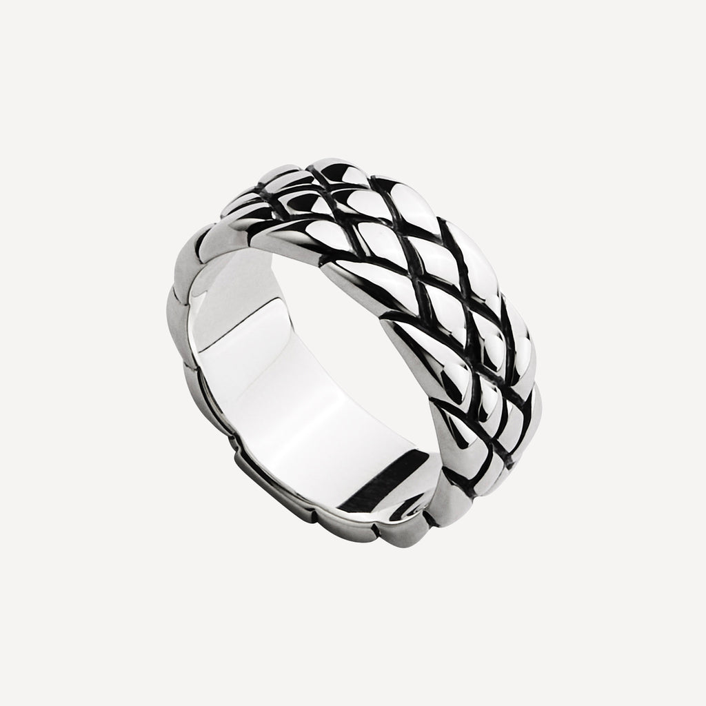 Sterling Silver Ophidian Men’s Silver Ring