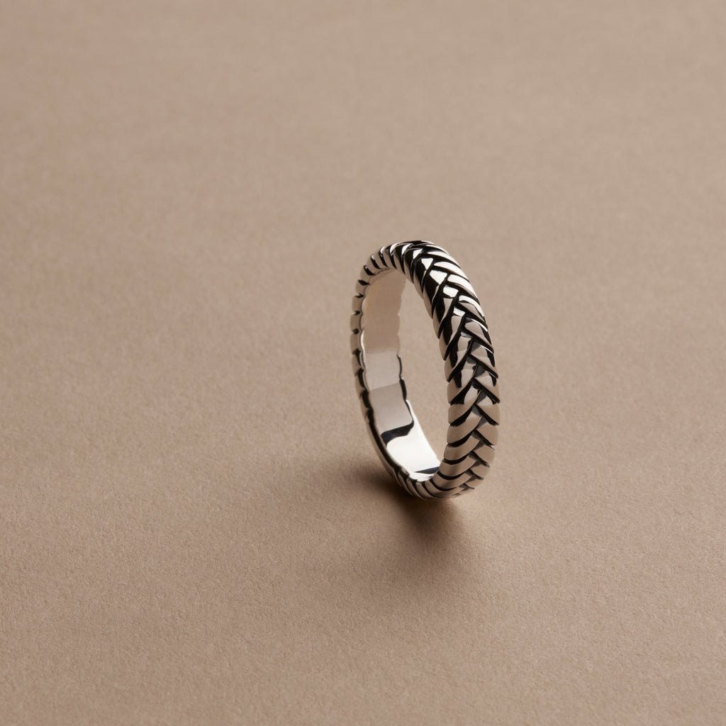 Tessera Men’s Silver Ring