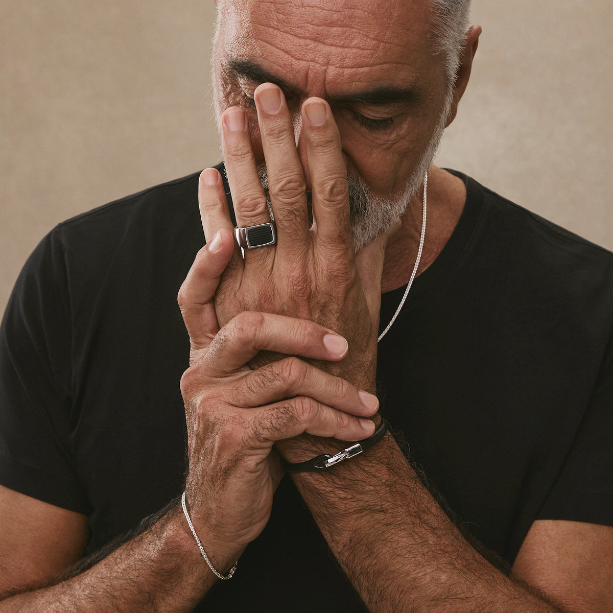 Kinetic Men’s Silver Chain Bracelet