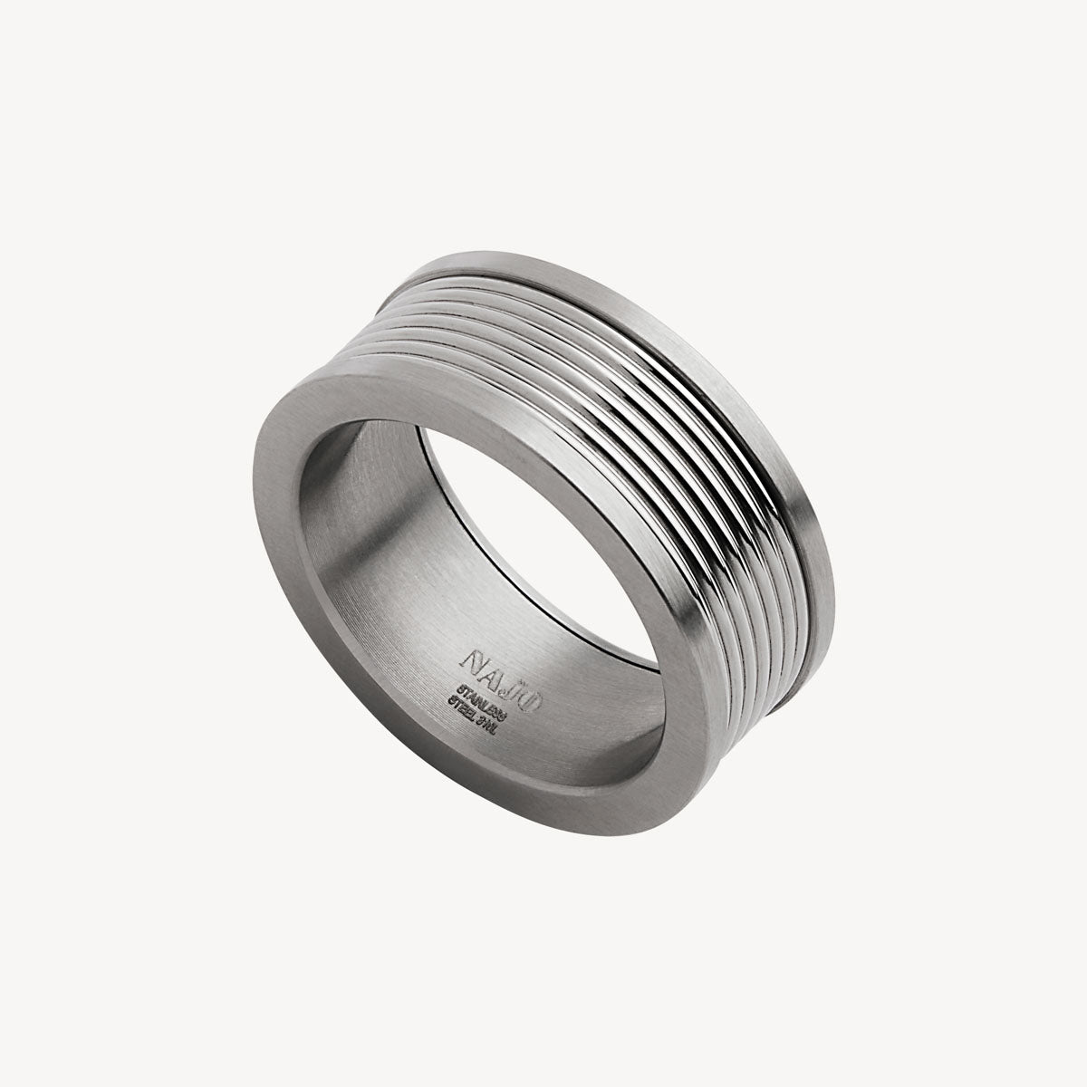 Stainless Steel Rocca Men’s Stainless Steel Ring