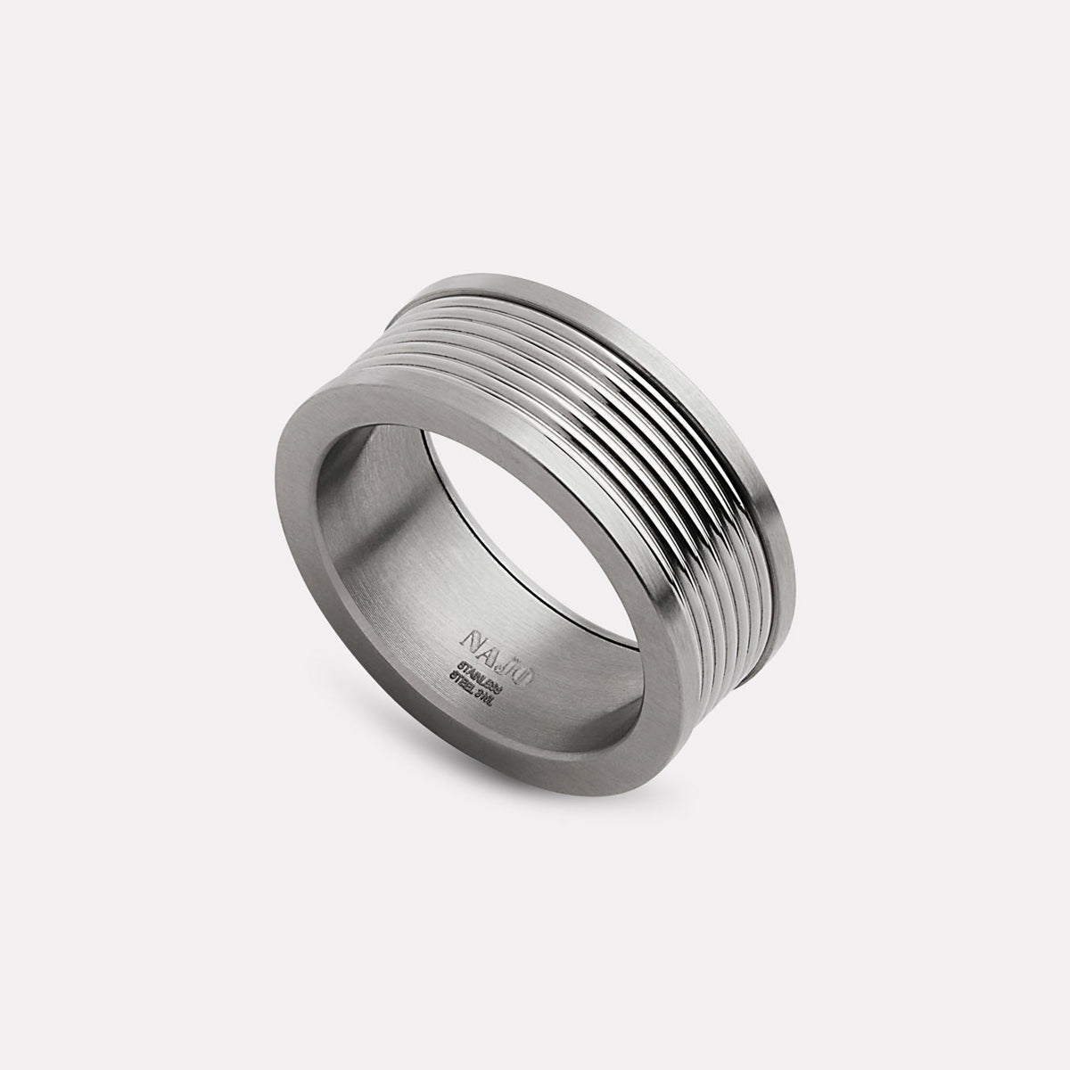 Stainless Steel Rocca Men’s Stainless Steel Ring