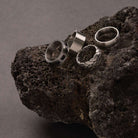 Equity Men's Steel & Leather Ring