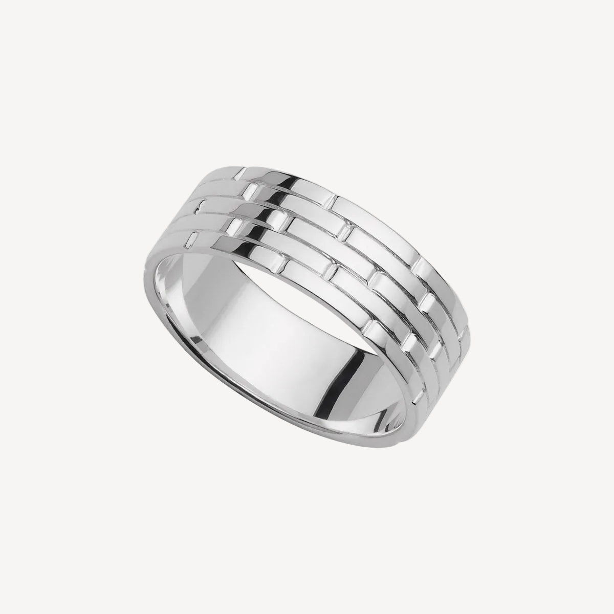 Sterling Silver The Maker Men's Silver Ring