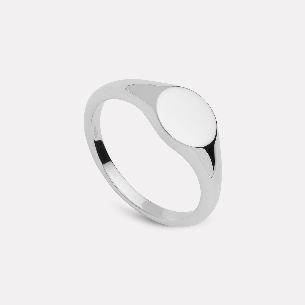Sterling Silver Suave Men's Silver Ring