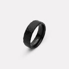 Stainless Steel Midnight Men's Black PVD Steel Ring