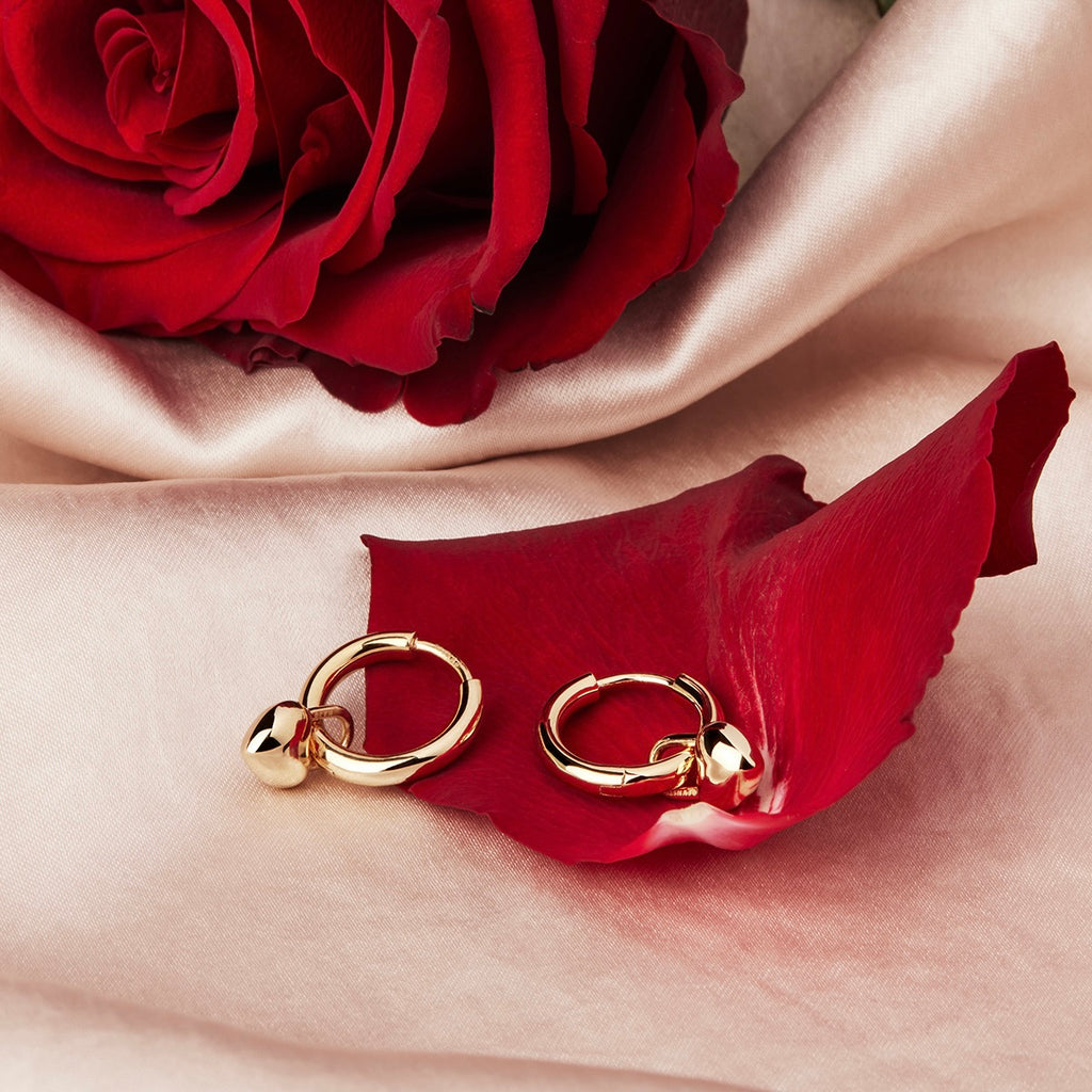 Amore Hoop Earrings