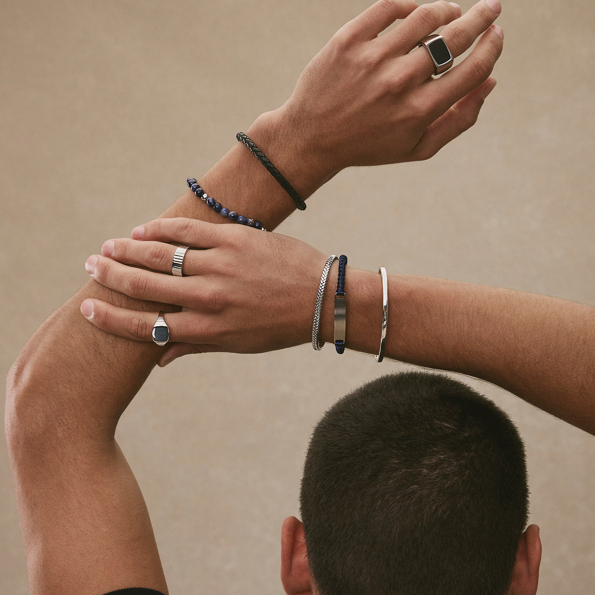 Atlas Men's 6mm Beaded Sodalite Bracelet